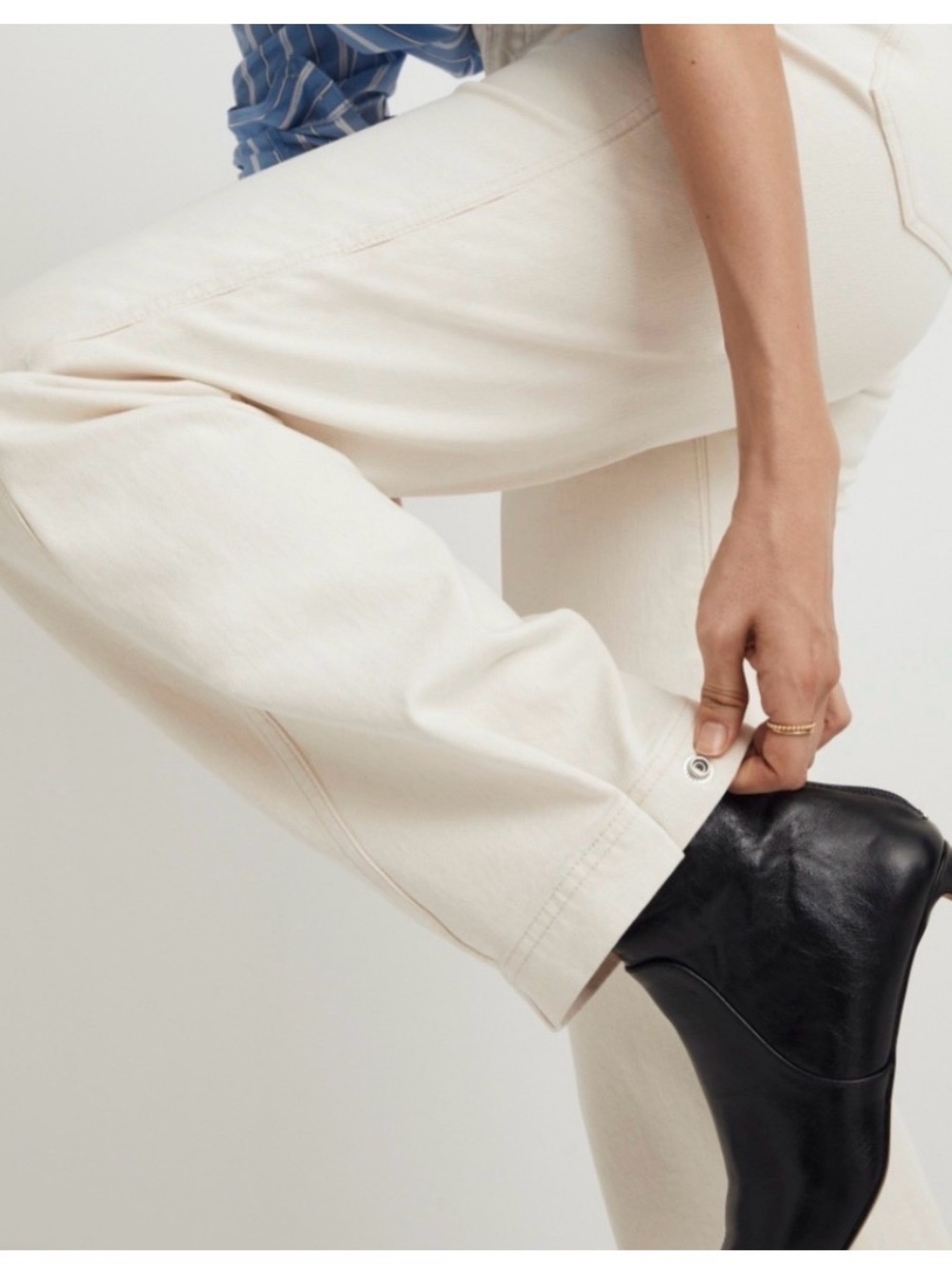 The perfect vintage wide leg jean